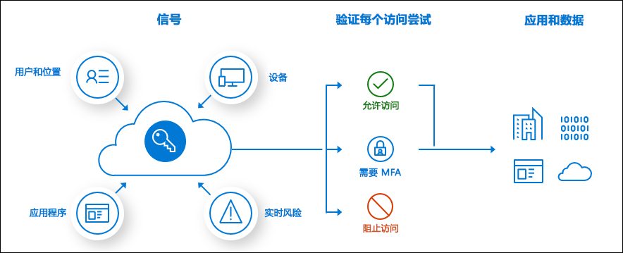 Conceptual Conditional Access process flow